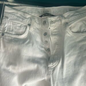 Citizens Of Humanity Charlotte High Rise Straight Leg in Porcelain